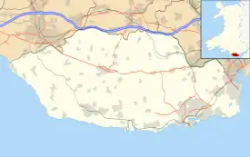 Wenvoe transmitting station is located in Vale of Glamorgan