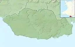 Ewenny Priory is located in Vale of Glamorgan