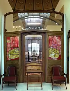 Furnishings of the Hôtel Aubecq on display at the Musée d'Orsay, Paris