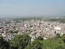 View of city from the Palace Nalagarh Princely State