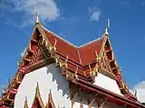 Roof of ordination hall