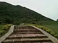 Way to rock cut caves (Pandavula guhalu) at Dhanadibbalu