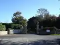 The west entrance