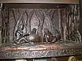 William Russell Sweet's carved hutch cabinet 1896- panel view.