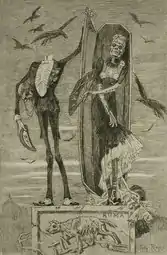 Frontispiece for The Supreme Vice by Peladan (1884) etching and aquatint (11.75 x 7.78 cm) Los Angeles County Museum of Art